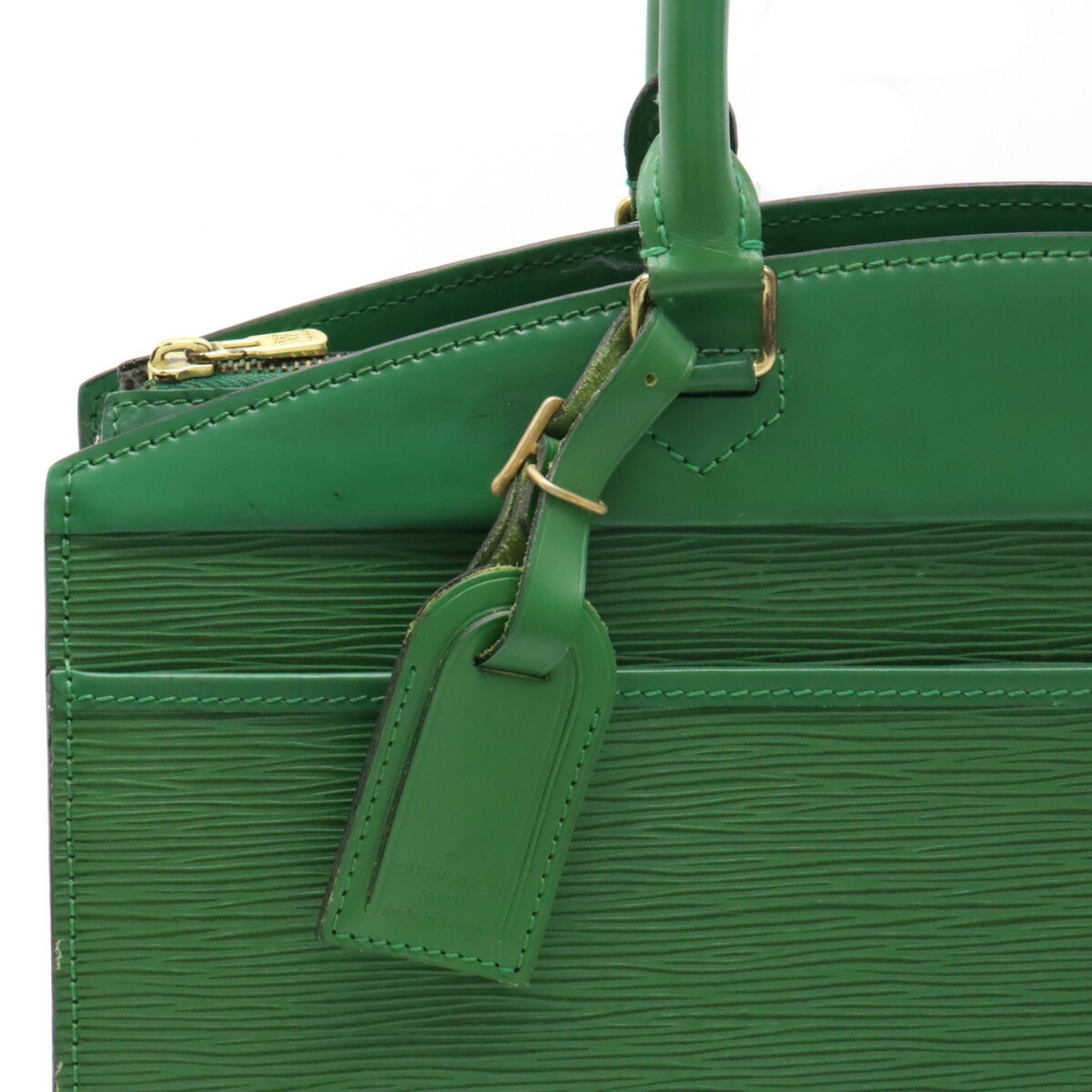 LOUIS VUITTON Epi Riviera Handbag Leather Borneo Green M48184