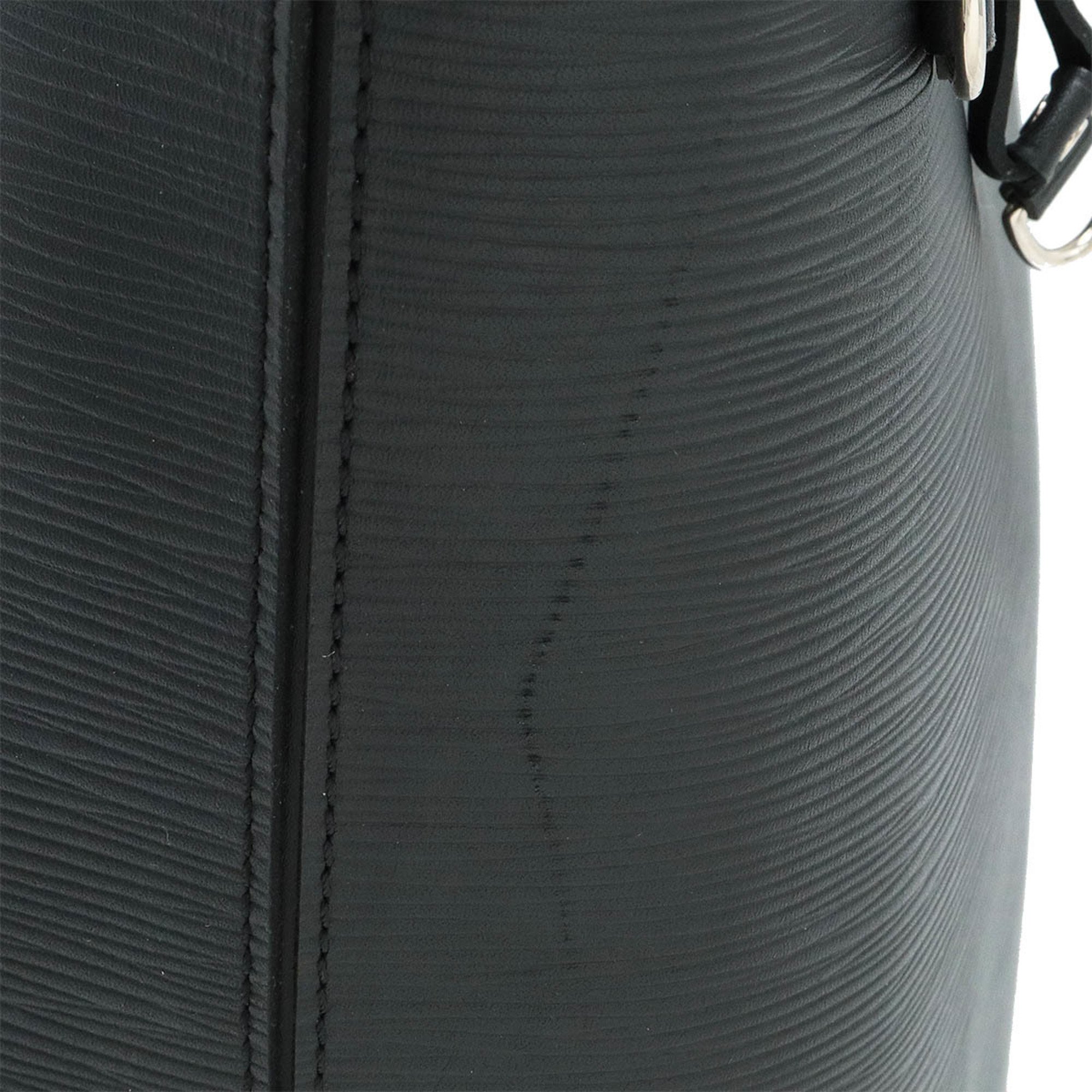 LOUIS VUITTON Louis Vuitton Epi Neverfull MM Tote Bag Shoulder Leather Noir Black M40932