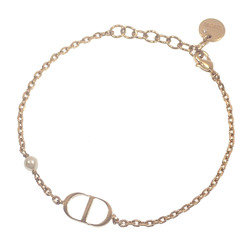 Christian Dior Dior PETIT CD Bracelet Women's Resin Pearl GP Gold Color B1310PTCRS_D301 A6046463