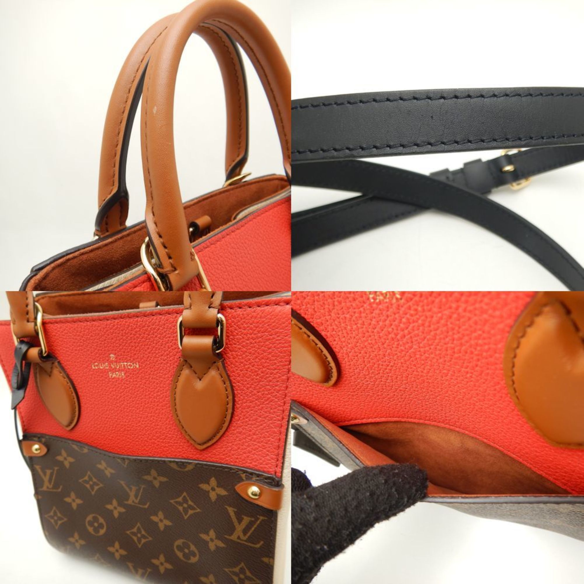 LOUIS VUITTON Monogram Fold Tote PM M45389 Bag Threes Crème 251480