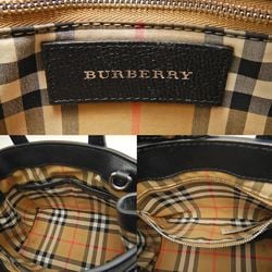 BURBERRY BABY BANNER 4078477 Handbag Leather Black Ladies