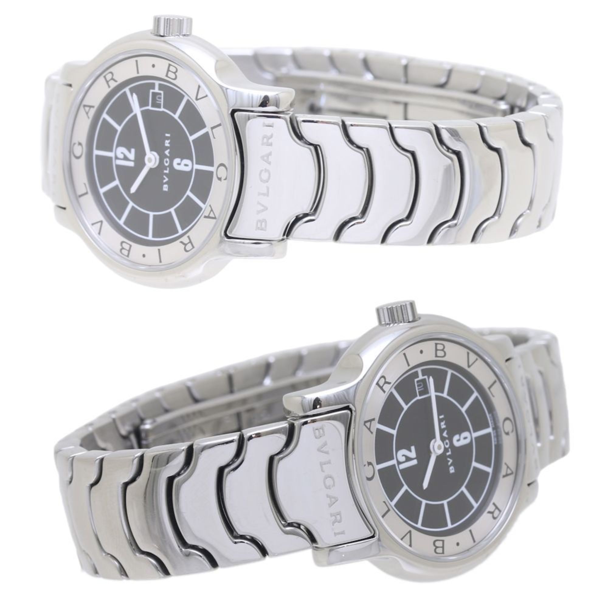 BVLGARI Bvlgari Solo Tempo ST29BSSD ST29S Crown Late Model Stainless Steel Ladies 130083 Watch