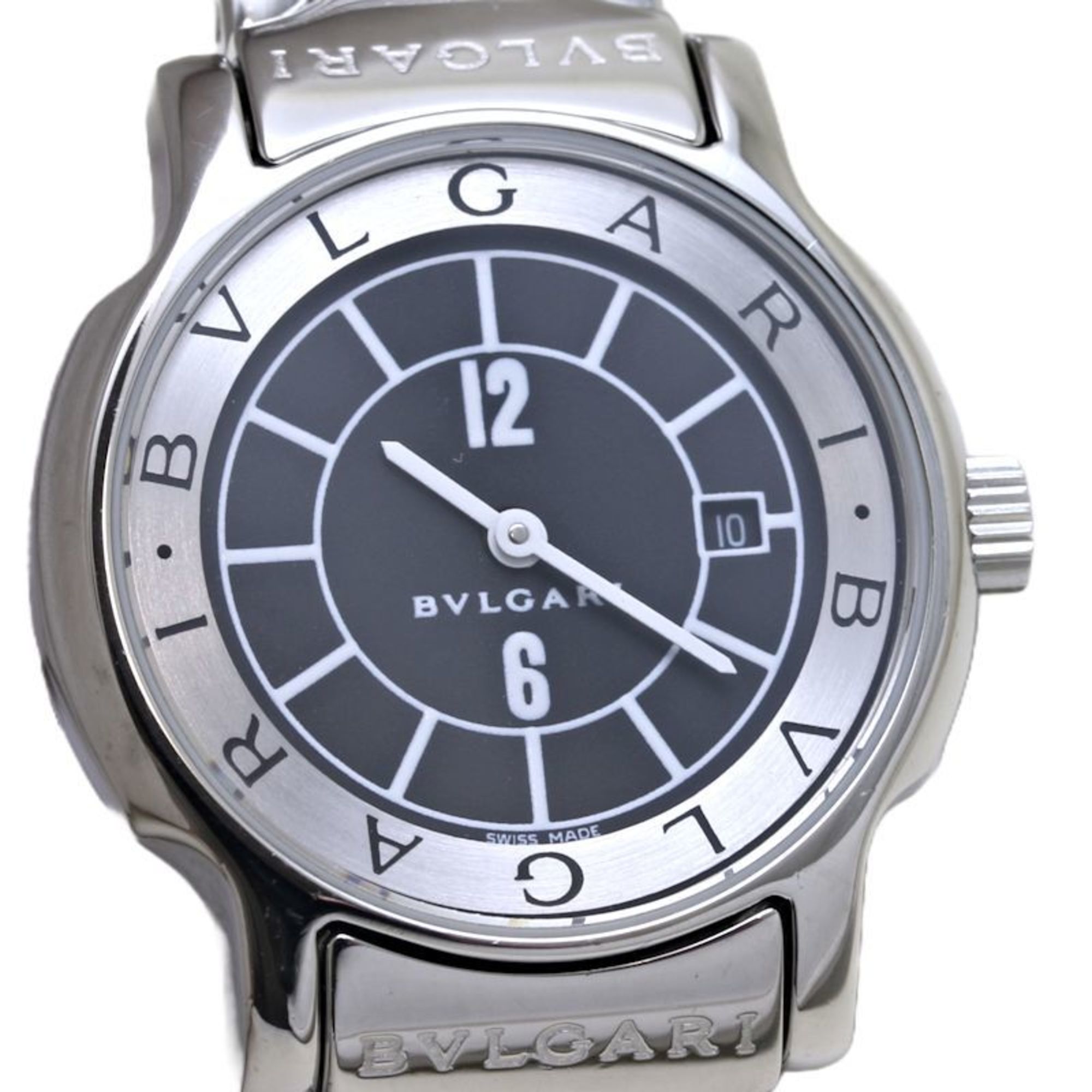 BVLGARI Bvlgari Solo Tempo ST29BSSD ST29S Crown Late Model Stainless Steel Ladies 130083 Watch