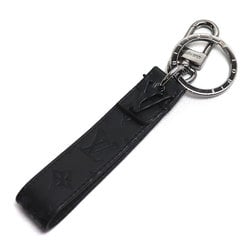 LOUIS VUITTON Porte Clé Dragonne Keychain Monogram Shadow Black M68675 BC1200 Men's