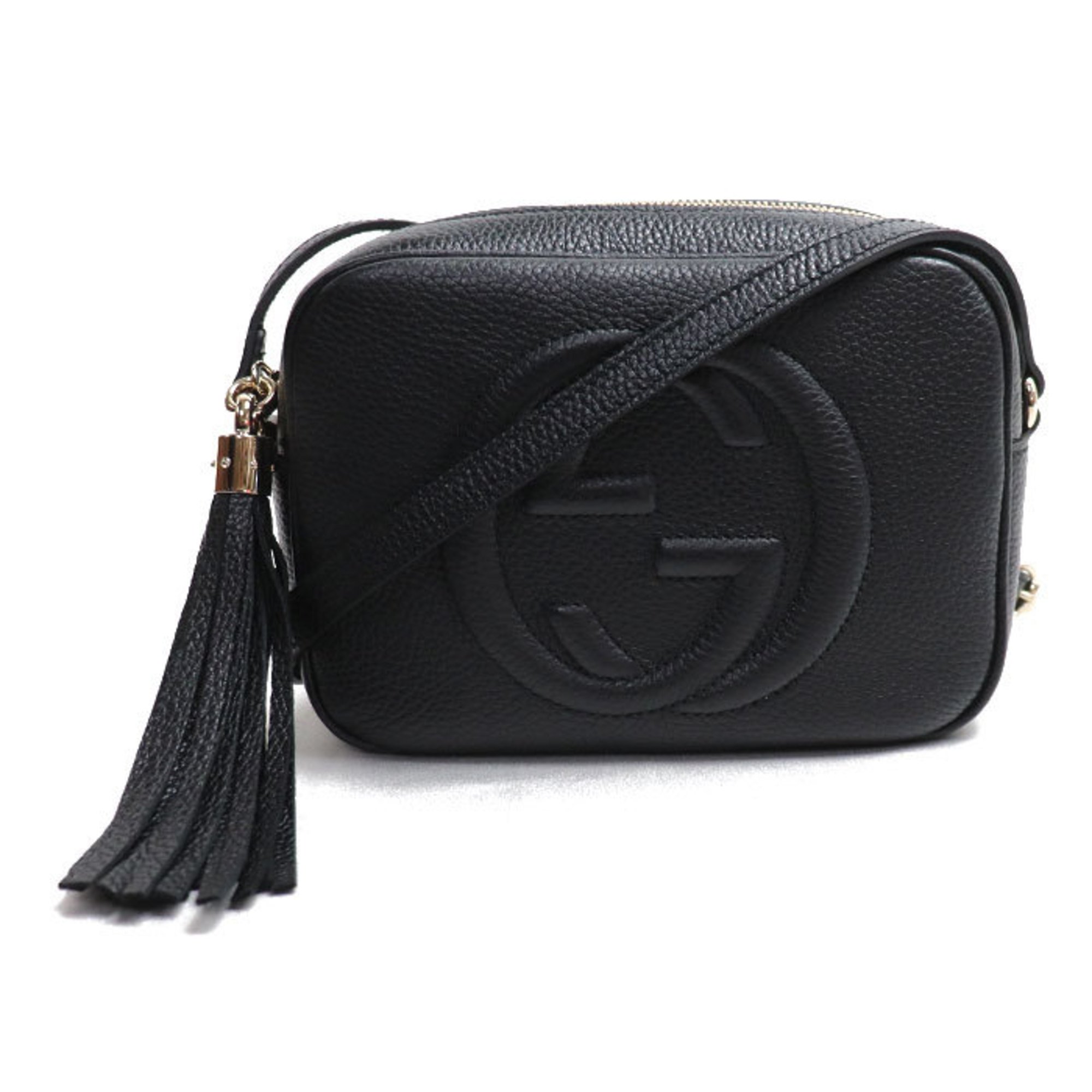 GUCCI Gucci Soho Disco Shoulder Bag Black 722319 A7M0G 1000 Outlet Ladies