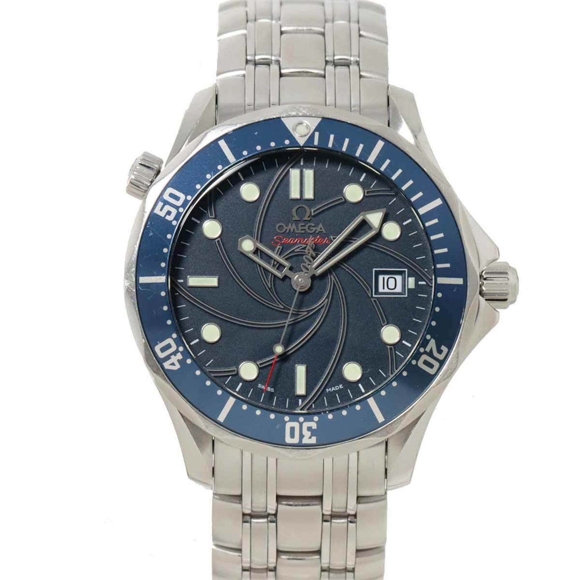 Omega OMEGA Seamaster Professional 2226 80 James Bond 007 World Limited 10007 Men's Watch Date Blue Dial Automatic