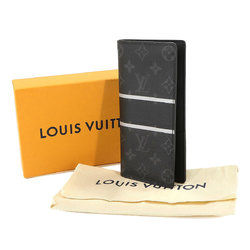 LOUIS VUITTON Fragment Monogram Eclipse Flash Portefeuille Brazza Bifold Long Wallet M64438