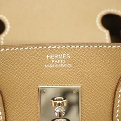 Hermes Handbag Birkin 30 Z Engraved Vaux Epson Etoup Ladies