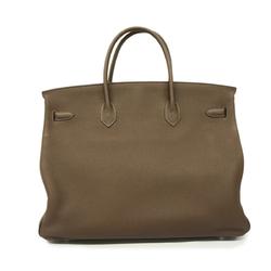 Hermes Handbag Birkin 40 Y Engraved Togo Chocolat Ladies