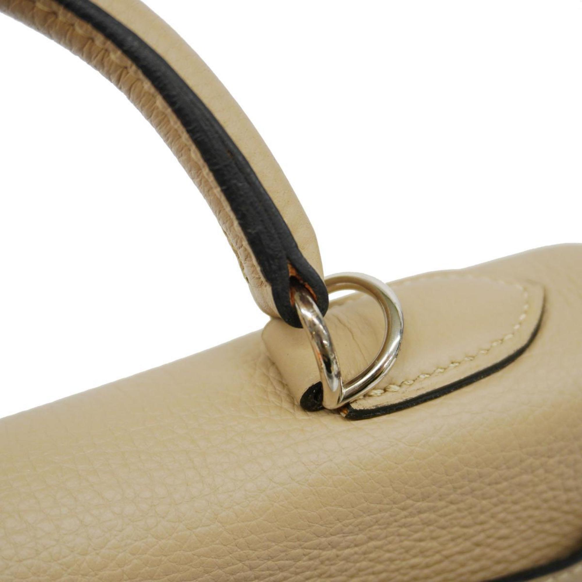 Hermes Handbag Kelly 32 □G Stamp Togo Beige Ladies