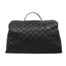 Chanel Handbag Matelasse Chain Shoulder Calf Black Women's