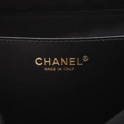 Chanel Handbag Matelasse Chain Shoulder Calf Black Women's