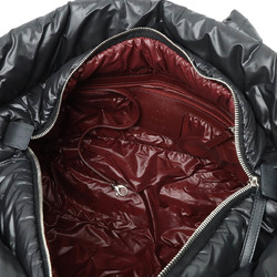 CHANEL Coco Cocoon Tote GM Bag Shoulder Mark Nylon Leather Black Bordeaux 7107
