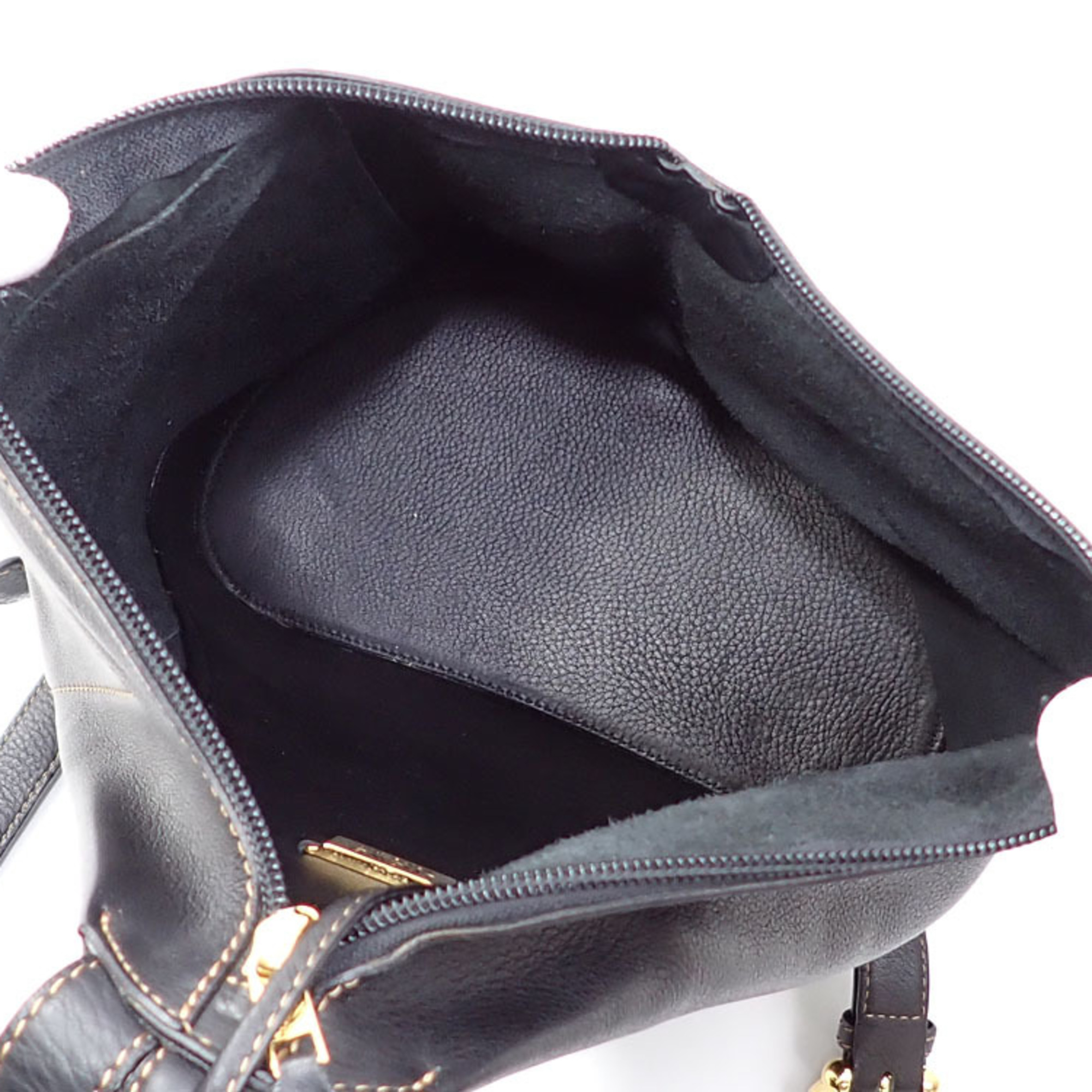 Loewe Rucksack Anton Men's Black Leather Backpack A6046770