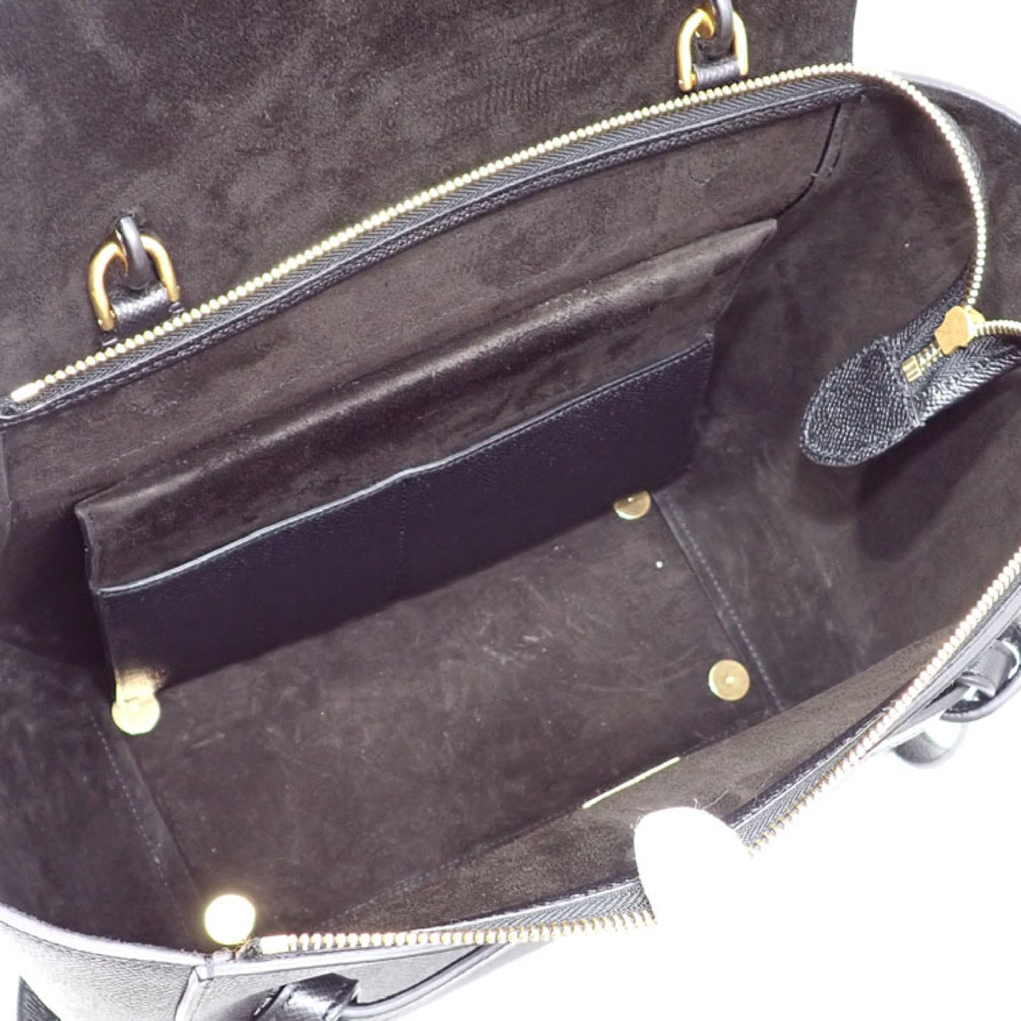 Celine Handbag Belt Bag Women's Black Grained Calfskin 189103ZVA.38NO A6046588