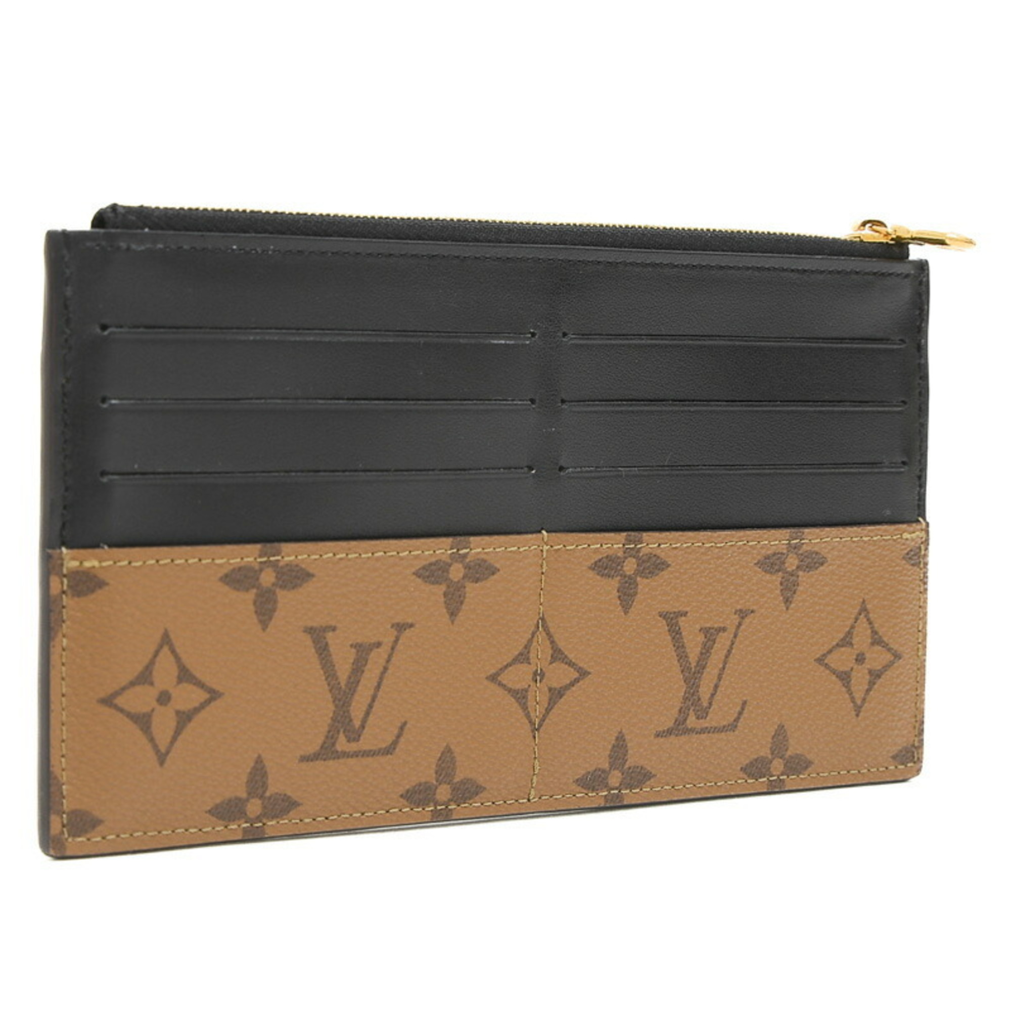 Louis Vuitton Monogram Reverse Purse Pouch Business Card Holder/Card Case Wallet/Coin M80390