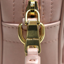 Miu Miu MIU Matelasse Chain Shoulder Bag Pink 5BH118 Women's