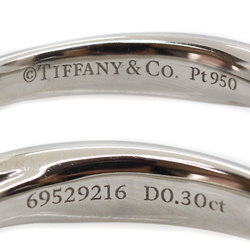 TIFFANY&Co. Tiffany Pt950 Platinum Harmony Ring Diamond 0.30ct 3.2g Women's