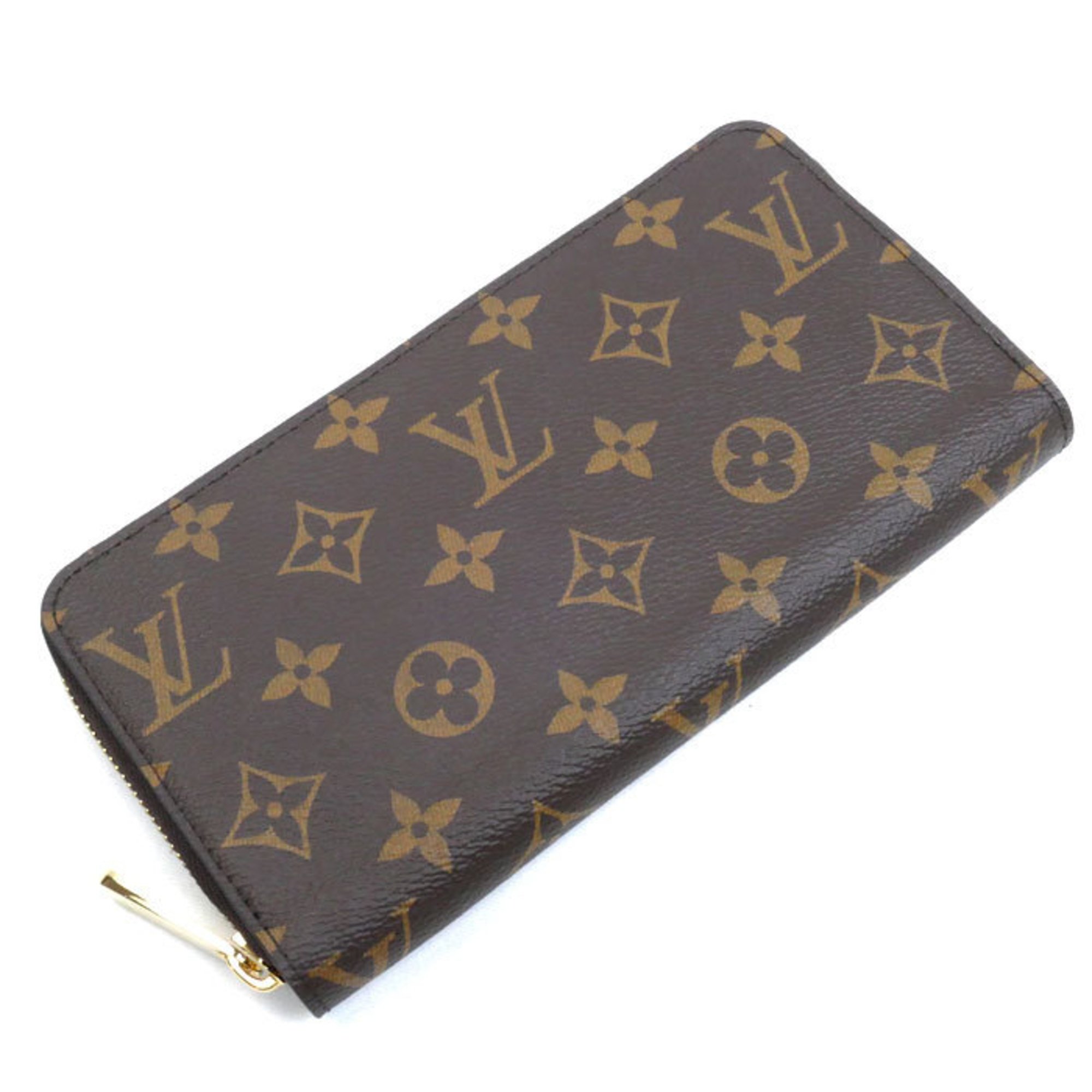 LOUIS VUITTON Zippy Wallet Long Round Monogram M42616 Women's