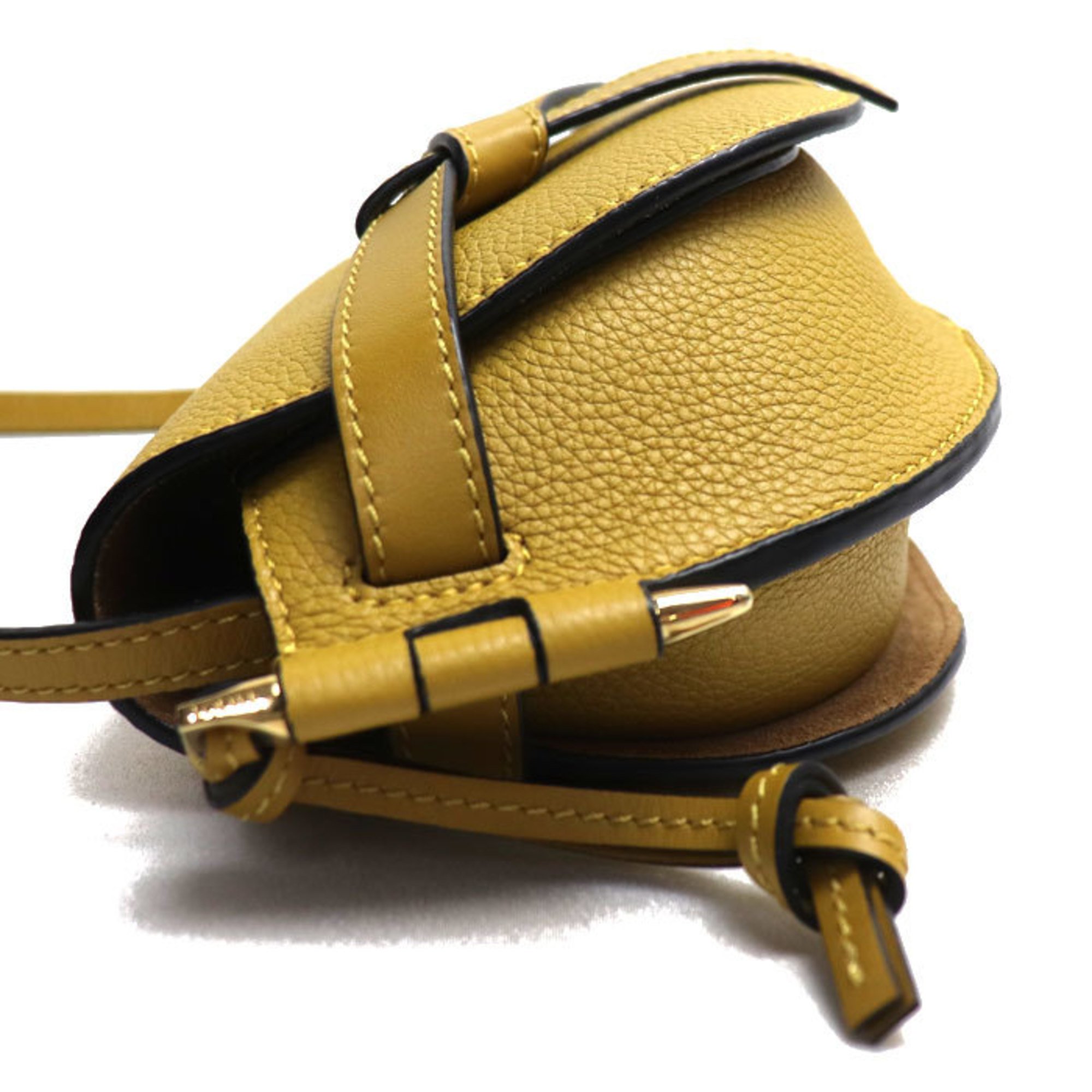 LOEWE Gate Bag Shoulder Ochre (Yellow) Women's