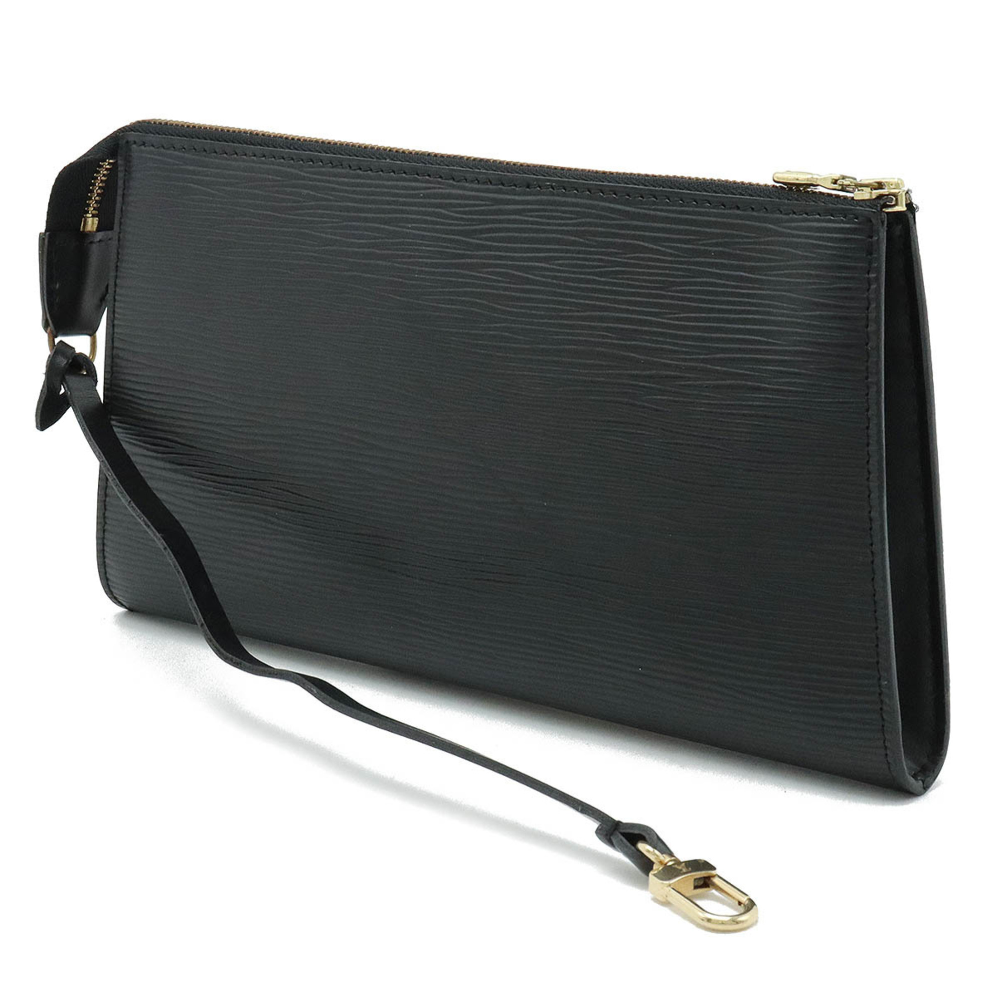 LOUIS VUITTON Louis Vuitton Epi Pochette Accessoire Pouch Handbag Leather Noir Black M52942