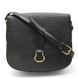 LOUIS VUITTON Louis Vuitton Epi Saint Cloud Shoulder Bag Pochette Leather Noir Black M52192