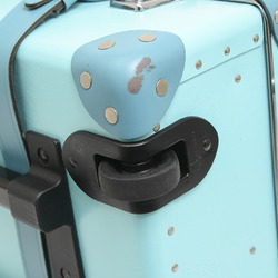 Tiffany Globetrotter Collaboration Trolley Carry Case Vulcan Fiber Blue