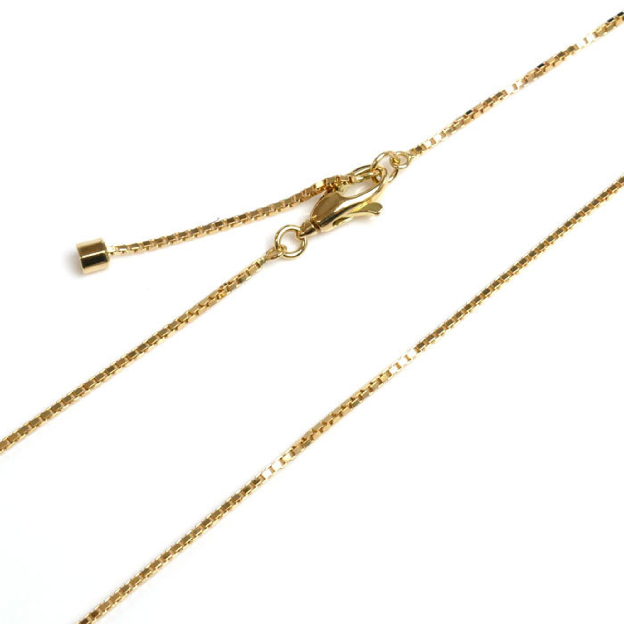 GUCCI K18YG Yellow Gold Link to Love Bar Necklace 662108 J8500 8000 5.5g 42-45cm Women's