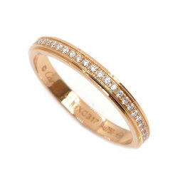 CARTIER K18PG Pink Gold Damour Wedding Full Eternity Ring B4093547 Diamond 47 1.7g Ladies