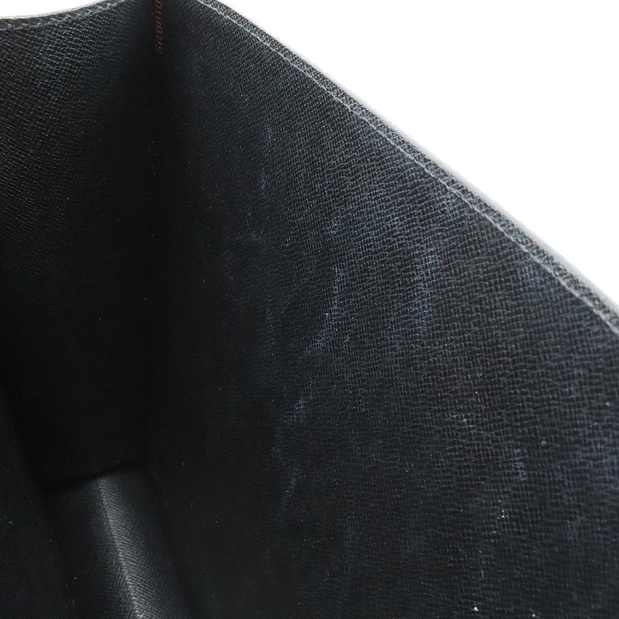 LOUIS VUITTON Louis Vuitton Epi Monceau Second Bag Handbag Noir Black Shoulder Missing Item M52122