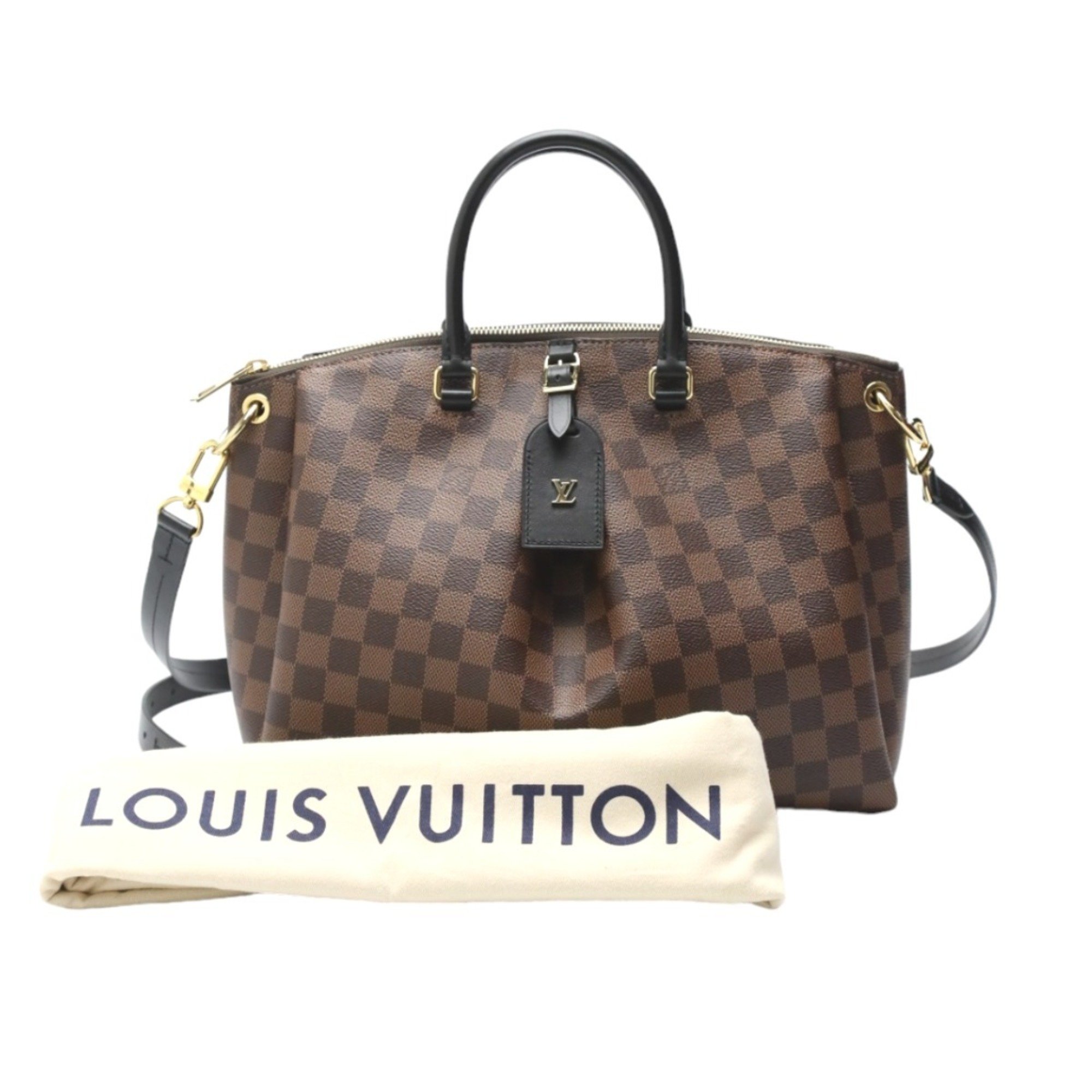 LOUIS VUITTON Damier Odeon Tote MM N45283 Louis Vuitton Brown Shoulder Bag eLADY Globazone