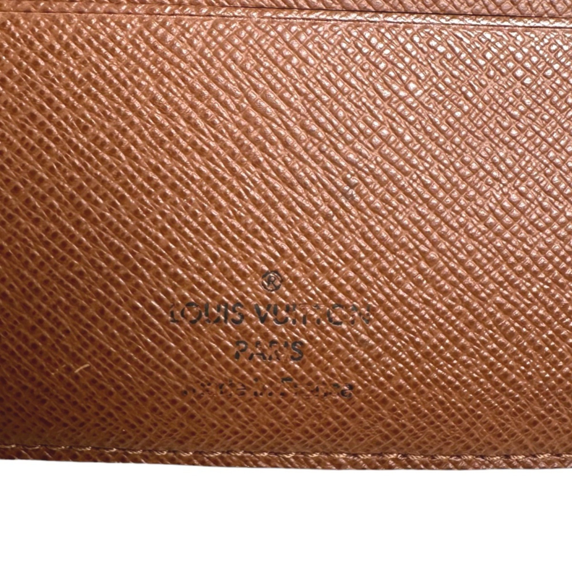 LOUIS VUITTON Bifold Wallet Monogram Portefeuille Florin M60026 Louis Vuitton Brown