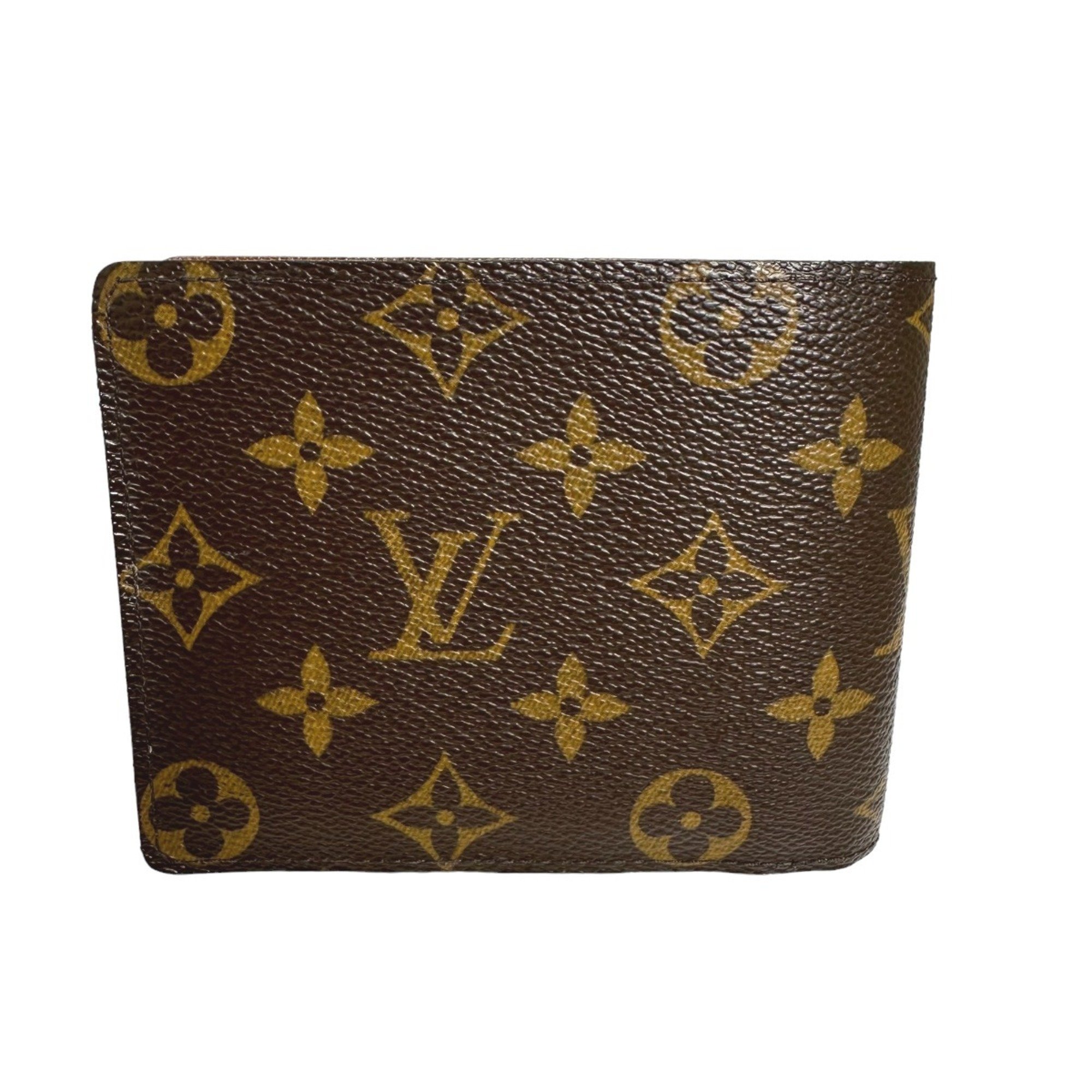 LOUIS VUITTON Bifold Wallet Monogram Portefeuille Florin M60026 Louis Vuitton Brown