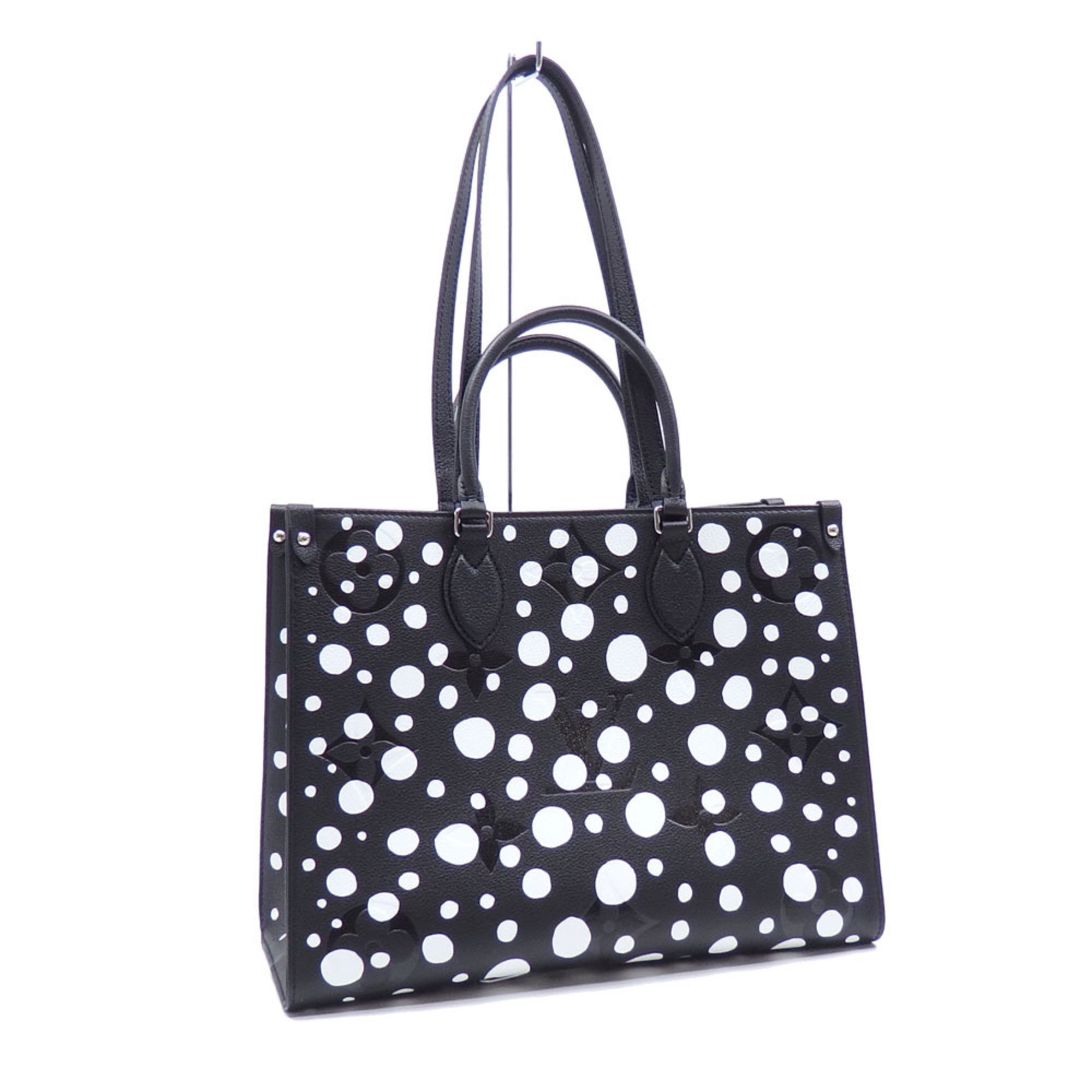 Louis Vuitton Tote Bag Monogram Empreinte Infinity Dot LV × YK On the Go MM Women's M46389 Noir Bron Yayoi Kusama 2023 Polka A6046796