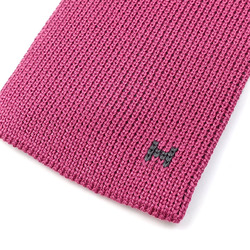 Hermes Necktie Men's Square End Silk Pink Gray Navy Reversible 042017