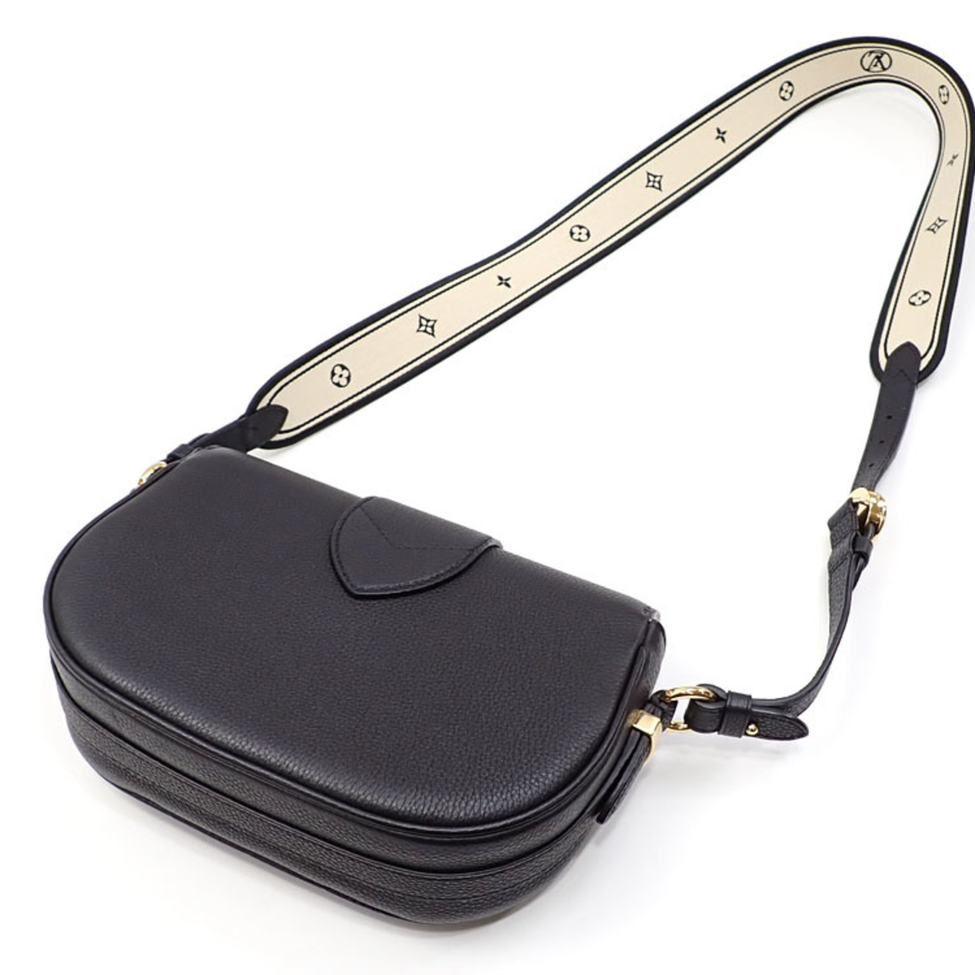 Louis Vuitton Shoulder Bag LV Pont Neuf Soft MM Women's M58967 Noir Black Grain Calf Leather A6046902
