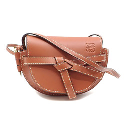 Loewe Shoulder Bag Gate Women's Brown Leather 321.56.U62 A6046881