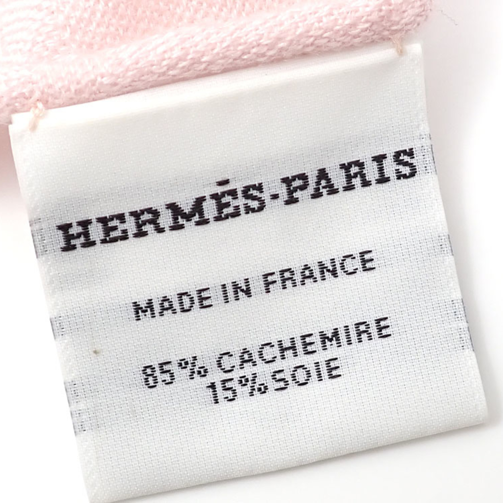 Hermes Stole Women's Cashmere and Others Rose Petal H262494 Large New Libris 041985