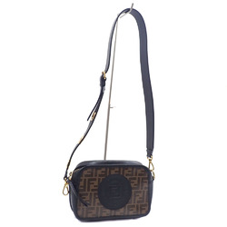 Fendi Shoulder Bag Zucca Women's Brown PVC Leather 8BT287 A6046918