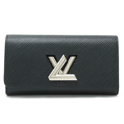 LOUIS VUITTON Louis Vuitton Epi Portefeuille Twist Bifold Long Wallet Leather Noir Black M68309