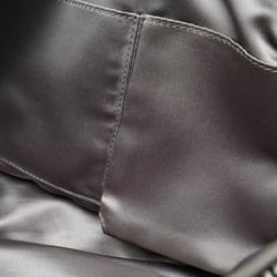 CHANEL Bubble Quilt Chain Shoulder Bag Cotton Jersey Black 6168