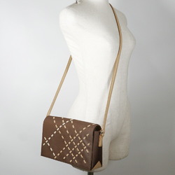 BURBERRY Shoulder Bag Satin A5 Type Ladies I120824013