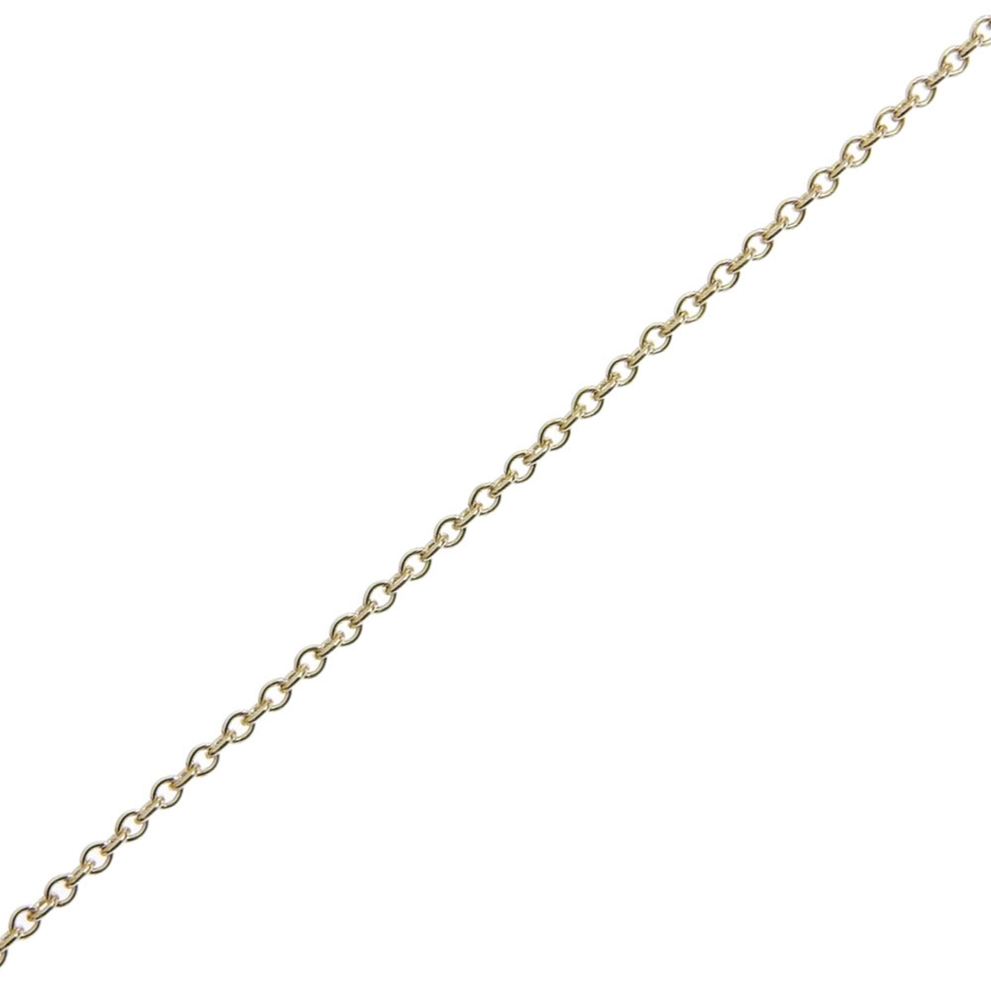 Tiffany TIFFANY&Co. Kiss Necklace Paloma Picasso K18 Yellow Gold Approx. 2.1g Women's I220823096