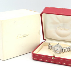 Cartier Ladies Watch Must 21 SM W10109T2 Silver Dial Roman Numeral Index Stainless Steel Quartz