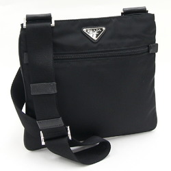 Prada Shoulder Bag Black Nylon Triangle No Gusset Women's PRADA