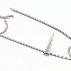 Hermes Pin Brooch Silver SV Sterling 925 Women's HERMES