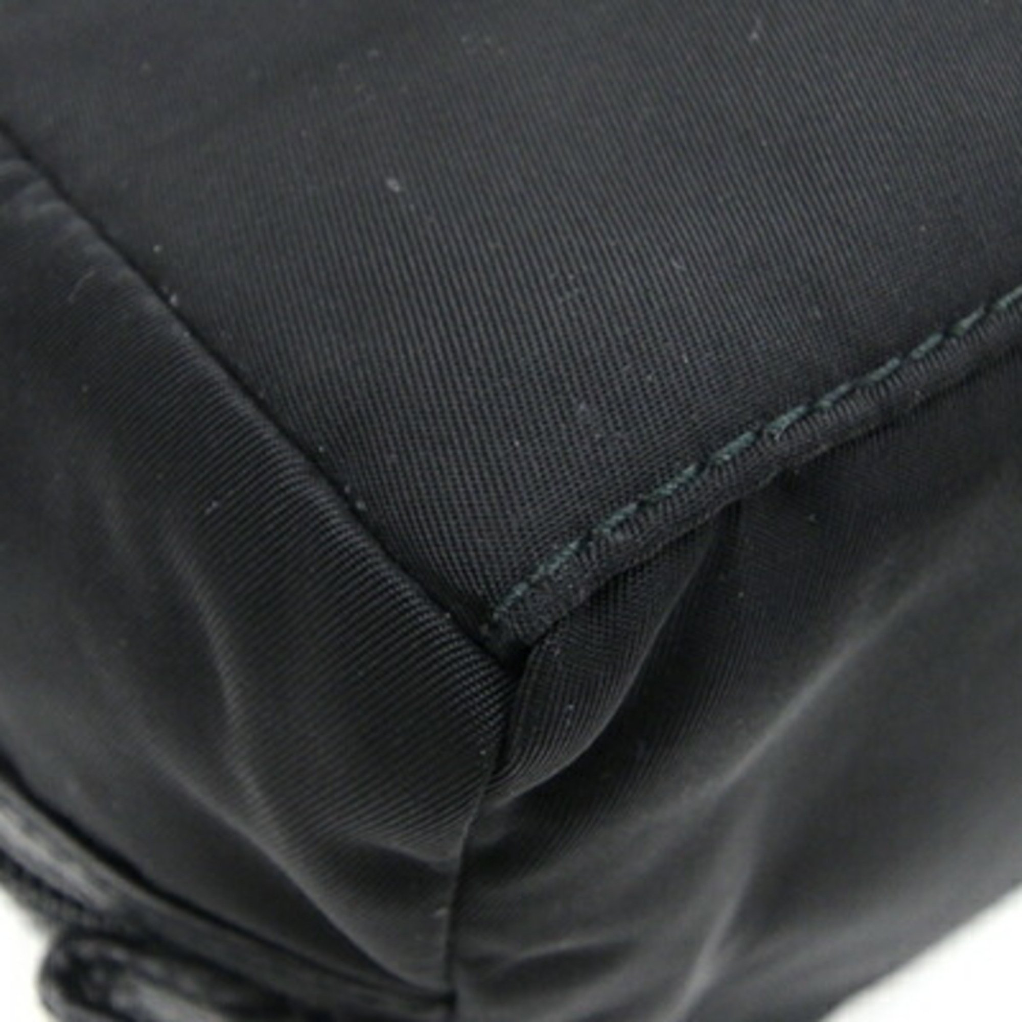 Prada Pouch 2NA029 Black Nylon Clutch Bag Second Men's Women's PRADA