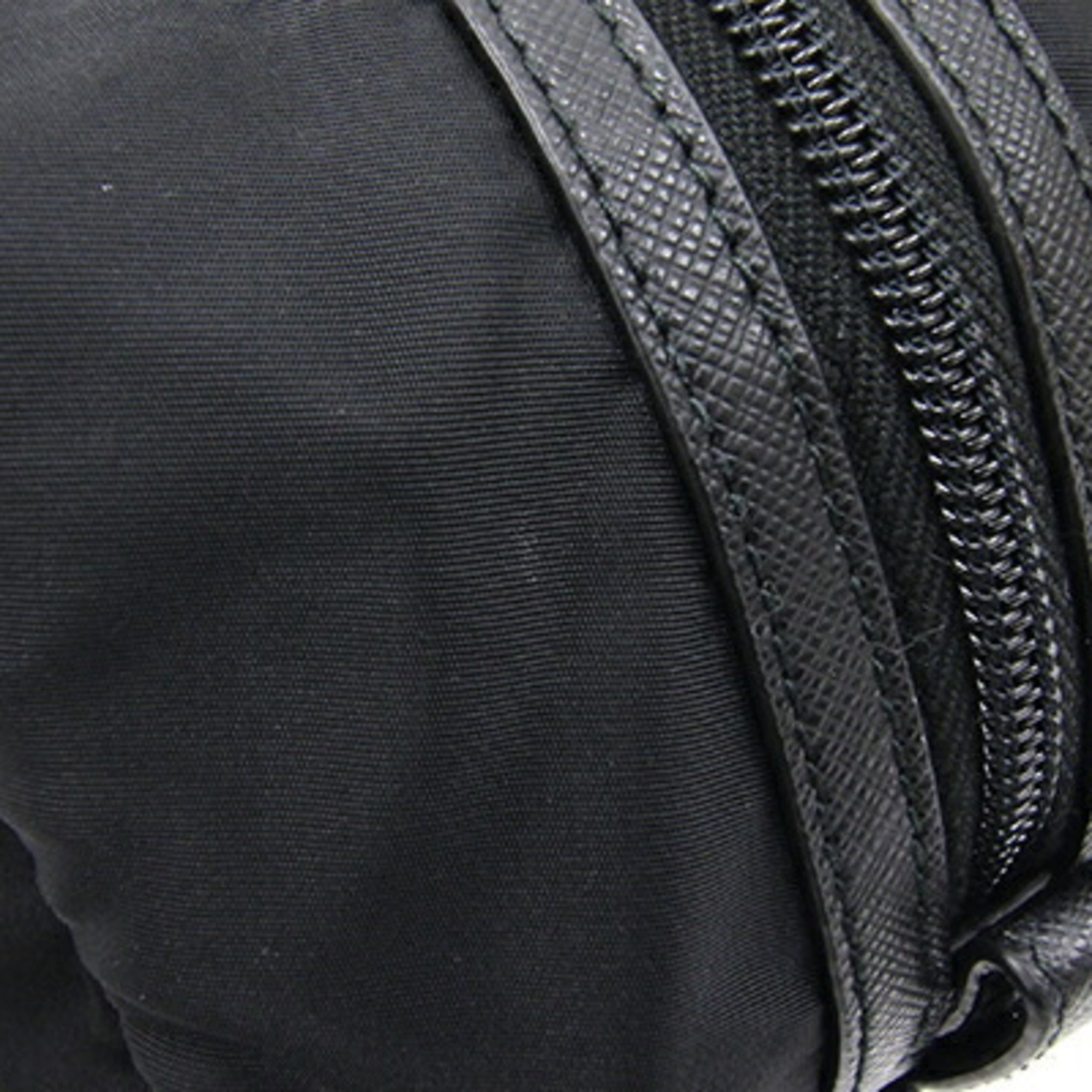 Prada Pouch 2NA029 Black Nylon Clutch Bag Second Men's Women's PRADA