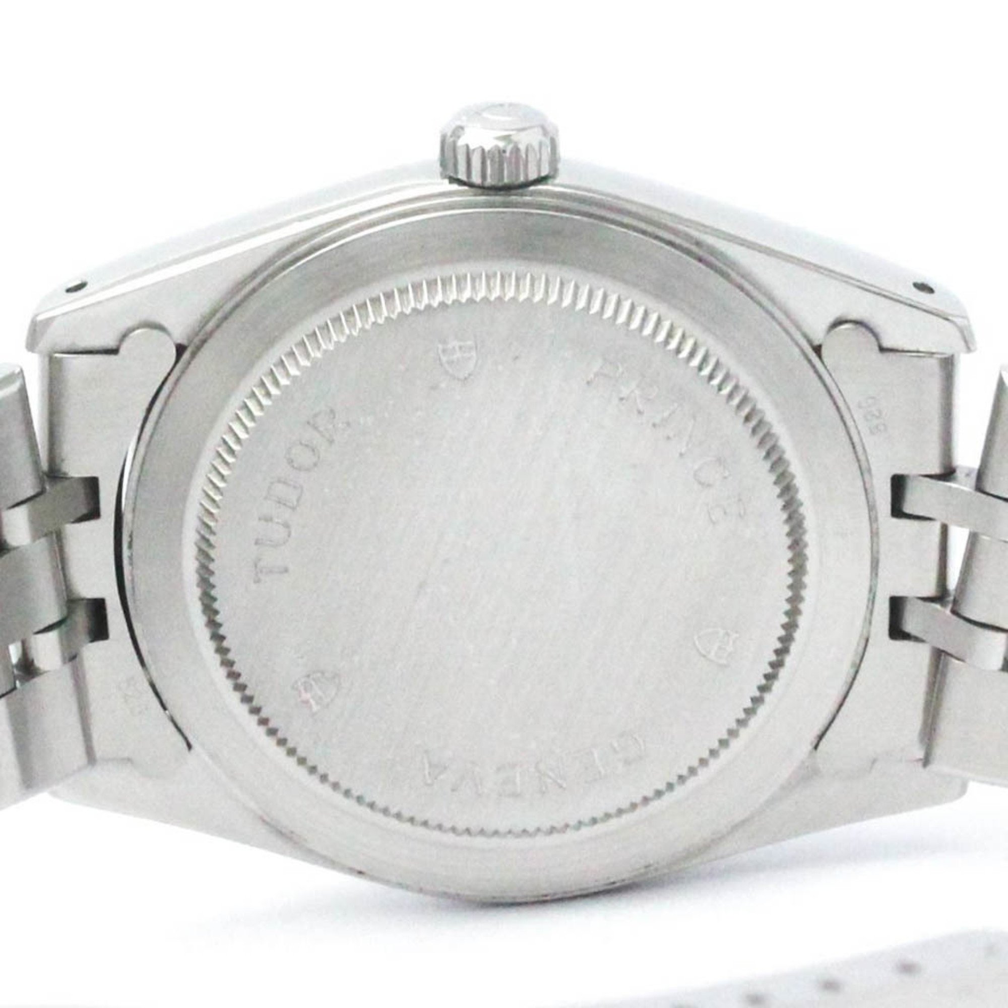 Polished TUDOR Prince Oyster Date Steel Automatic Mens Watch 74000N BF569975