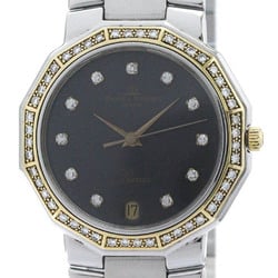 Polished BAUME & MERCIER Riviera Diamond 18K Gold Steel Watch 5131.3 BF569953